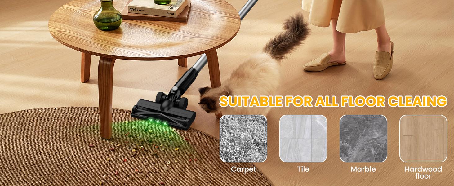 【Father's Day Gifts】 350W Cordless Vacuum Cleaner for Milwaukee M18 Battery/for Dewalt 20v Battery/ for Makita 18V Battery, 35kPa Brushless Lightweight Stick Vacuum with 3 Mode Suction, 6 in 1 Stick Vacuum Cleaner with HEPA TOr Floor, Carpet, Car 【Father's Day Gifts】 350W Cordless Vacuum Cleaner for Milwaukee M18 Battery/for Dewalt 20v Battery/ for Makita 18V Battery, 35kPa Brushless Lightweight Stick Vacuum with 3 Mode Suction, 6 in 1 Stick Vacuum Cleaner with HEPA TOr Floor, Carpet, Car