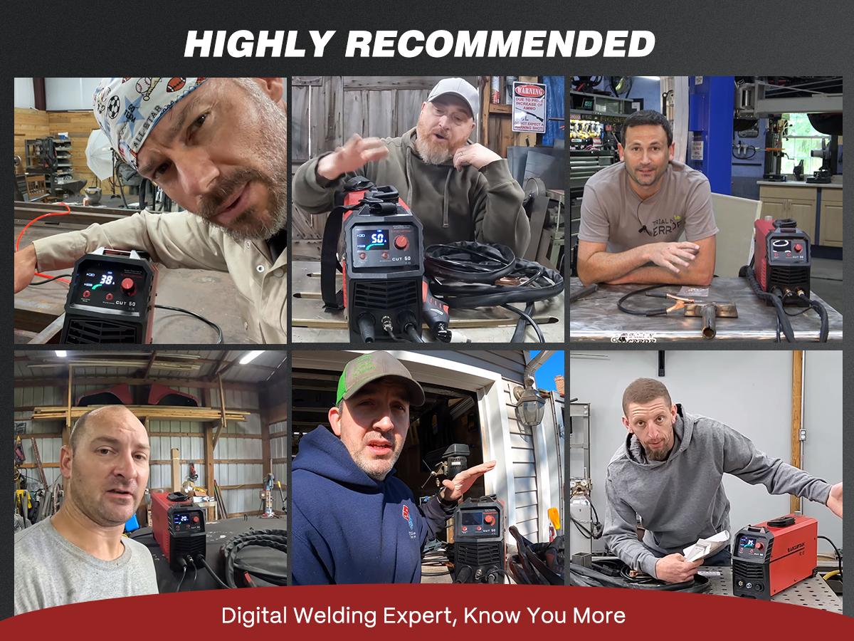 ARCCAPTAIN 50A Dual Voltage 110/220V DC Inverter IGBT Plasma Cutter Welder, Large LED Display, 1/2 in Clean Cut, Post Flow, 2T/4T, FCC/CE/ANSI Recognized Portable Welding Machine for Beginners (Tools & Hardware) fathersdaygift ARCCAPTAIN 50A Dual Voltage 110/220V DC Inverter IGBT Plasma Cutter Welder, Large LED Display, 1/2 in Clean Cut, Post Flow, 2T/4T, FCC/CE/ANSI Recognized Portable Welding Machine for Beginners (Tools & Hardware) fathersdaygift