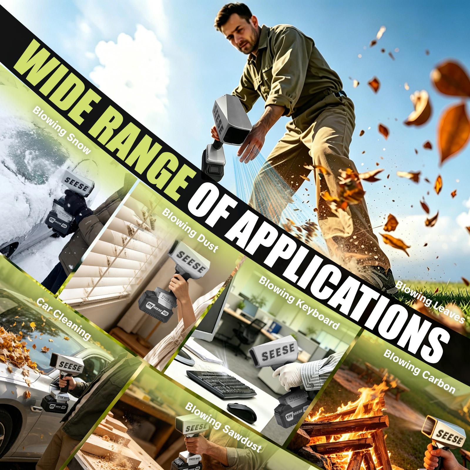 【FathersDayGift】SEESE 2000G Cyber Cordless Leaf Blower Violent TurboFan,120 MPH+,BrushlessPure Copper Motor Jet Fan With Battery,CordlessTurbo Super Power Air Duster, Car Drying after Wash, SnowRemoval fathersdaygift 【FathersDayGift】SEESE 2000G Cyber Cordless Leaf Blower Violent TurboFan,120 MPH+,BrushlessPure Copper Motor Jet Fan With Battery,CordlessTurbo Super Power Air Duster, Car Drying after Wash, SnowRemoval fathersdaygift