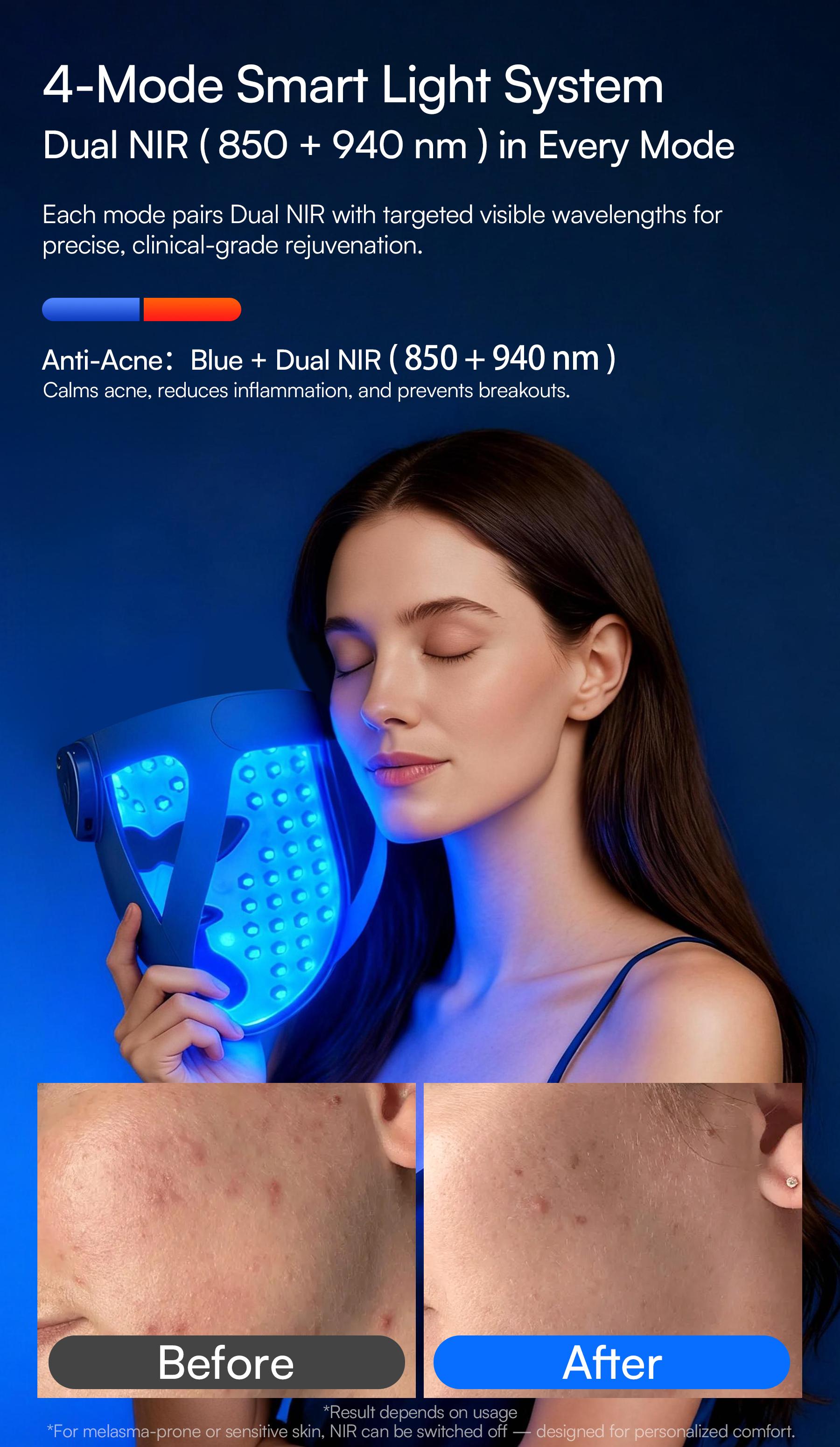 INIA GLOW 940nm 4D Face Mask & Neck Mask Bundle, Deep Dual NIR Repair (940+850nm), Cooling Therapy for Lift, Glow & Wrinkle Reduction, Face to Chest Anti-Aging,Mother's Day Special Gift INIA GLOW 940nm 4D Face Mask & Neck Mask Bundle, Deep Dual NIR Repair (940+850nm), Cooling Therapy for Lift, Glow & Wrinkle Reduction, Face to Chest Anti-Aging,Mother's Day Special Gift