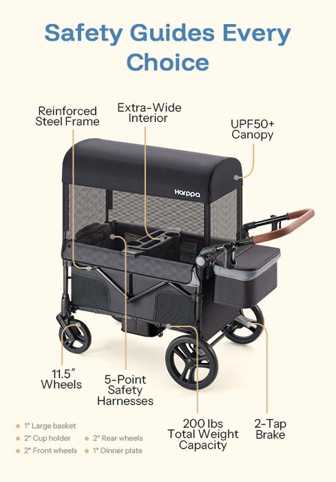 #SummerVibes HARPPA Baby Stroller Wagon, Lightweight Folding Adjustable 2-Seat/4-Seat Travel Stroller, Canopy, Push-Pull Handle, EVA Foam All-Terrain Wheel, Large Storage, Outdoor/Camping Use, Lightweight Travel Stroller, Adjustable Stroller #SummerVibes HARPPA Baby Stroller Wagon, Lightweight Folding Adjustable 2-Seat/4-Seat Travel Stroller, Canopy, Push-Pull Handle, EVA Foam All-Terrain Wheel, Large Storage, Outdoor/Camping Use, Lightweight Travel Stroller, Adjustable Stroller