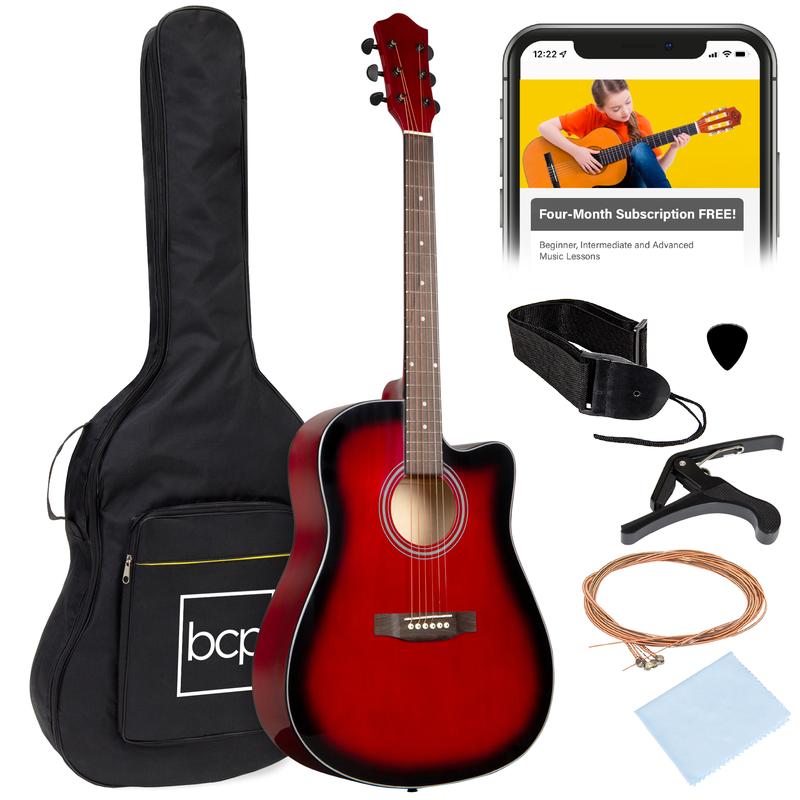 Best Choice 41in Full Size Acoustic Guitar Set - All-in-One