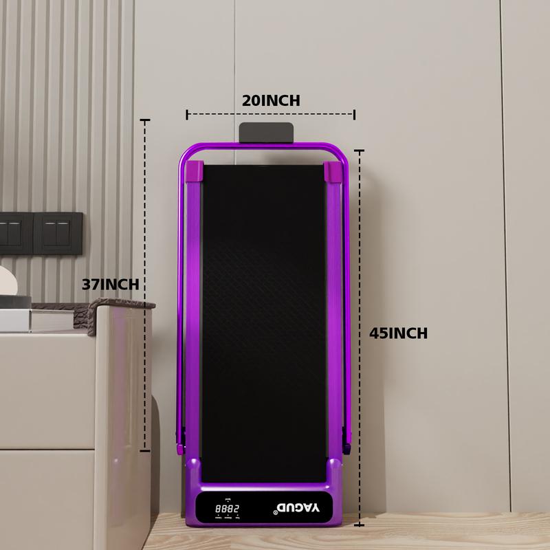 Cinta de correr plegable, plataforma para caminar con motor silencioso, capacidad de peso de 265 libras.
