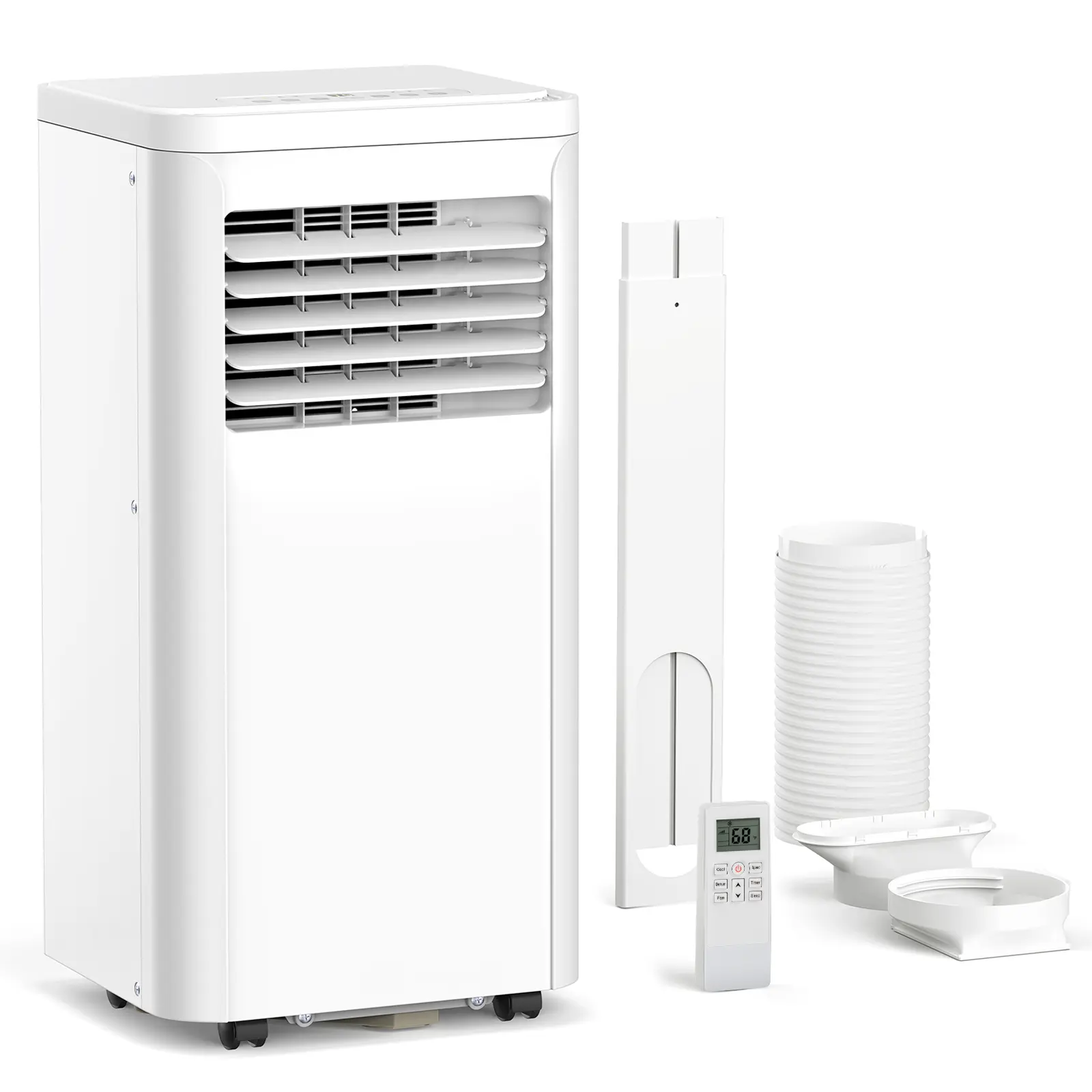 8000/14000 BTU Portable Air Conditioner - Cool Up to 450 Sq Ft