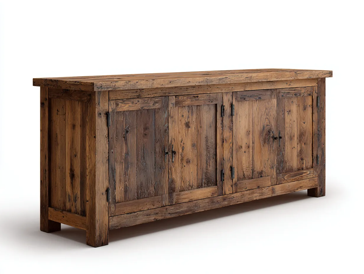 Credenza 180x45x90 cm Marrone Stile rustico-Dengetyard
