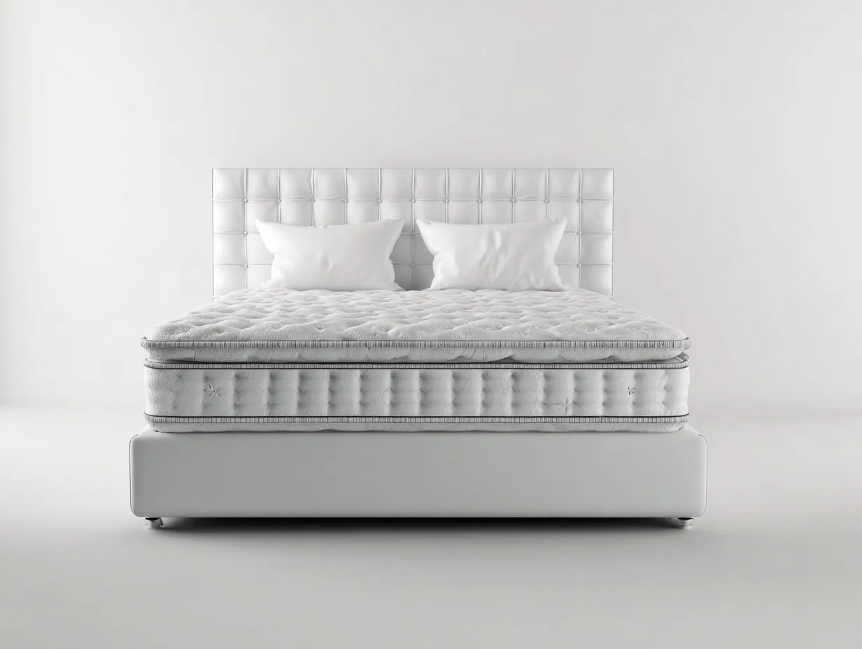 Letto matrimoniale 170x212x110 cm Grigio chiaro Stile moderno-Pineupshop