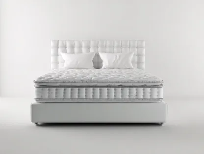 Letto matrimoniale 170x212x110 cm Grigio chiaro Stile moderno-Pineupshop