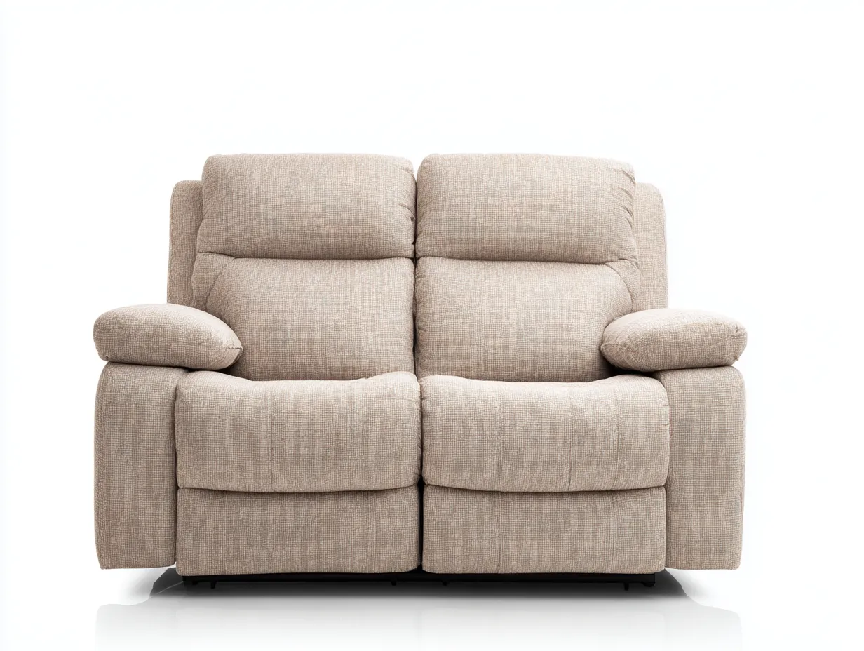 Divano 2 posti 170x95x90 cm Beige chiaro Stile relax-Pineupshop