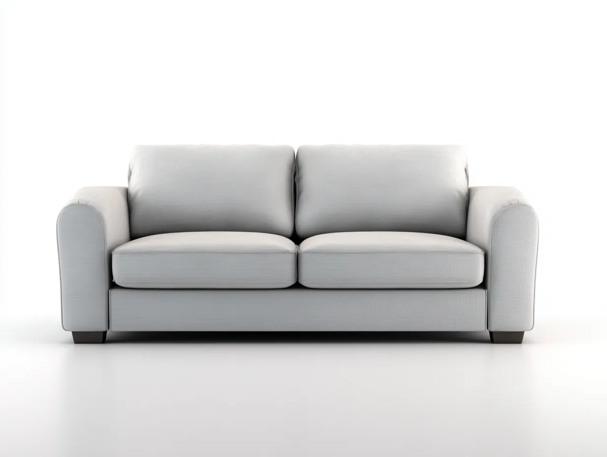 Divano 2 posti 160x90x85 cm Grigio chiaro Stile moderno-Pineupshop