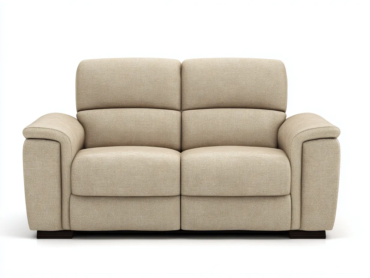 Divano 2 posti 175x95x92 cm Beige Stile relax-Pineupshop