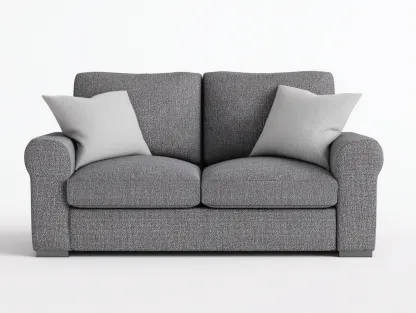 Divano 2 posti 158x88x84 cm Grigio Stile semplice-Pineupshop
