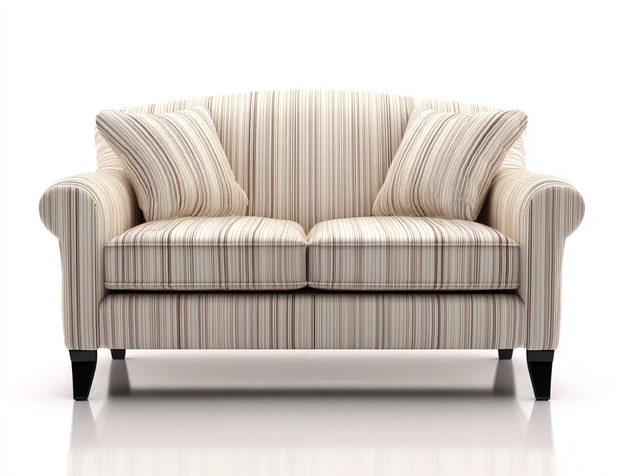 Divano 2 posti 168x92x86 cm Beige Stile elegante-Pineupshop
