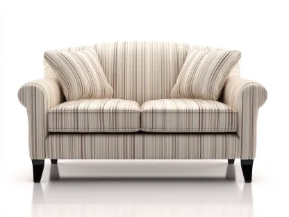 Divano 2 posti 168x92x86 cm Beige Stile elegante-Pineupshop