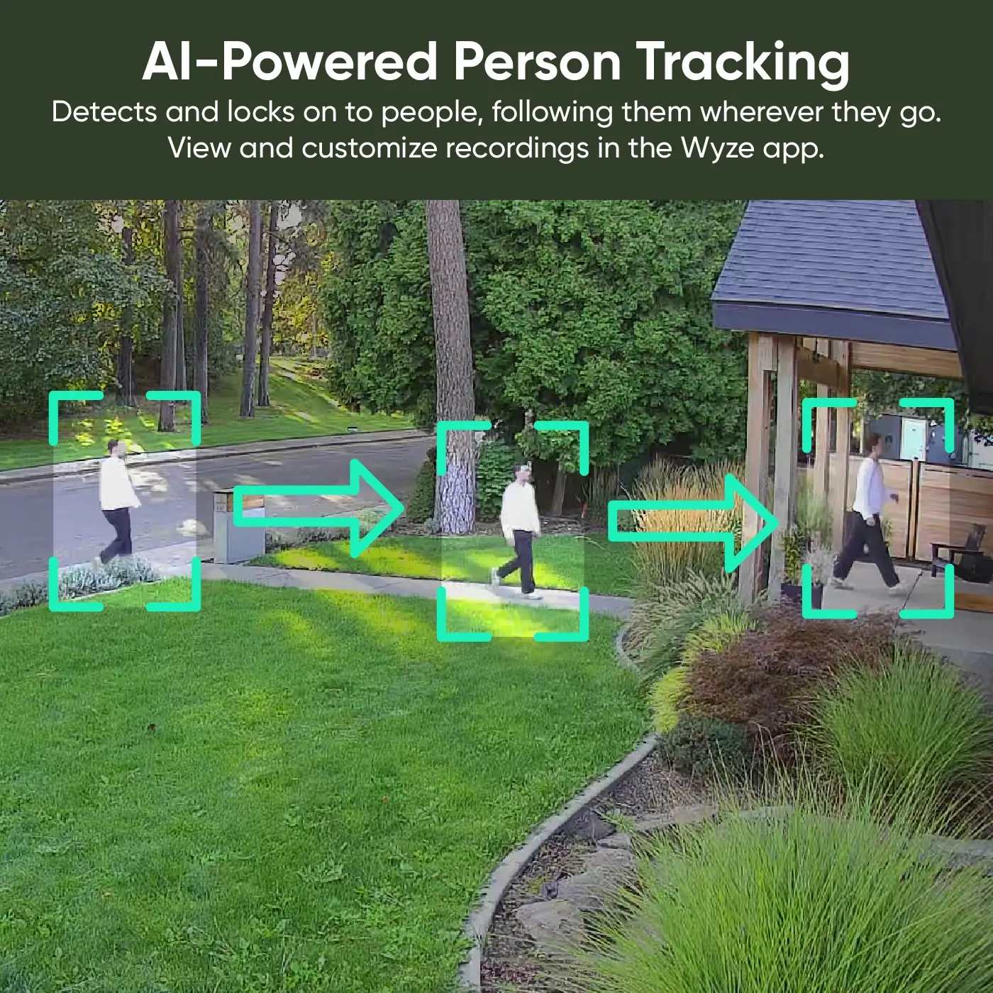 Cámara de seguridad 2K HD con alimentación solar y batería, con movimiento panorámico, inclinación y zoom (PTZ) de 360º x 70º, seguimiento de movimiento por IA, visión nocturna a color, WiFi y resistencia a la intemperie IP65.