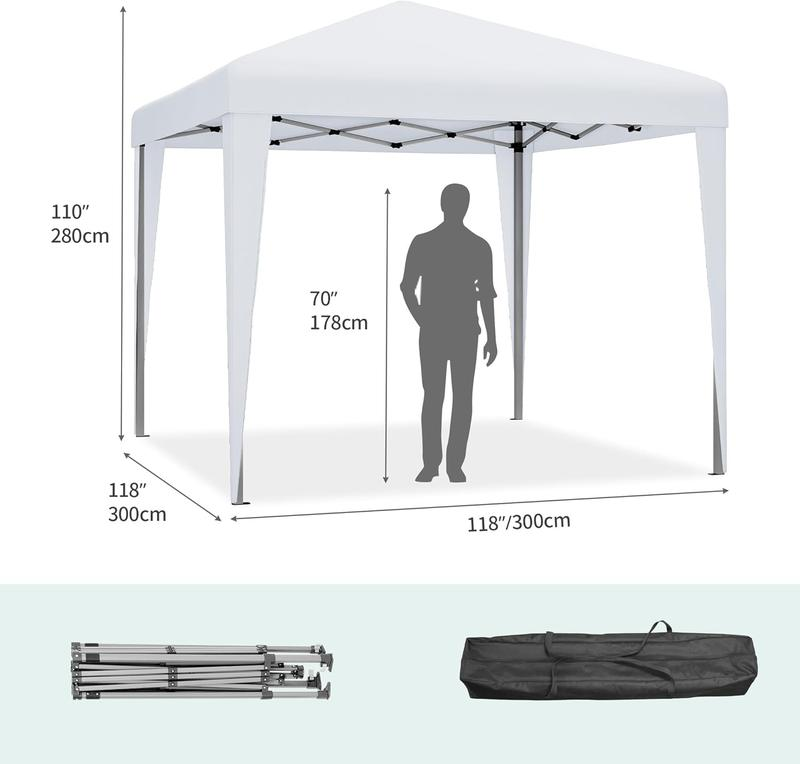 Gazebo emergente de 3x3 metros, carpa plegable para jardín, Camping, fiesta, marquesina, con bolsa de almacenaje, para Patio, mercados, Playa