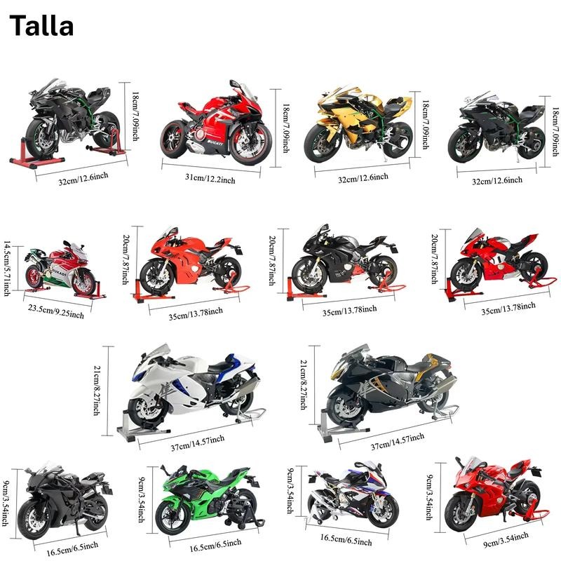 Regalo de Fiesta de Modelo de Motocicleta, 1 Caja  Kawasaki H2R Modelo de Motocicleta de Aleación, Colección de Modelos de Motocicleta, Regalo de Modelo de Motocicleta de Aleación Dinámico para Amantes Amigos Familia