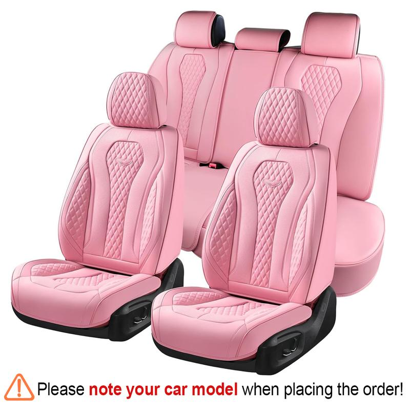 【Coverado】 Fundas de asiento para automóvil (5 plazas) — Fundas de lujo — Ajuste versátil — Compatible con más de 6000 vehículos — 1 año de garantía — Indique el año, marca y modelo en las notas del pedido — Ajuste universal B8839 (Funda personalizada)