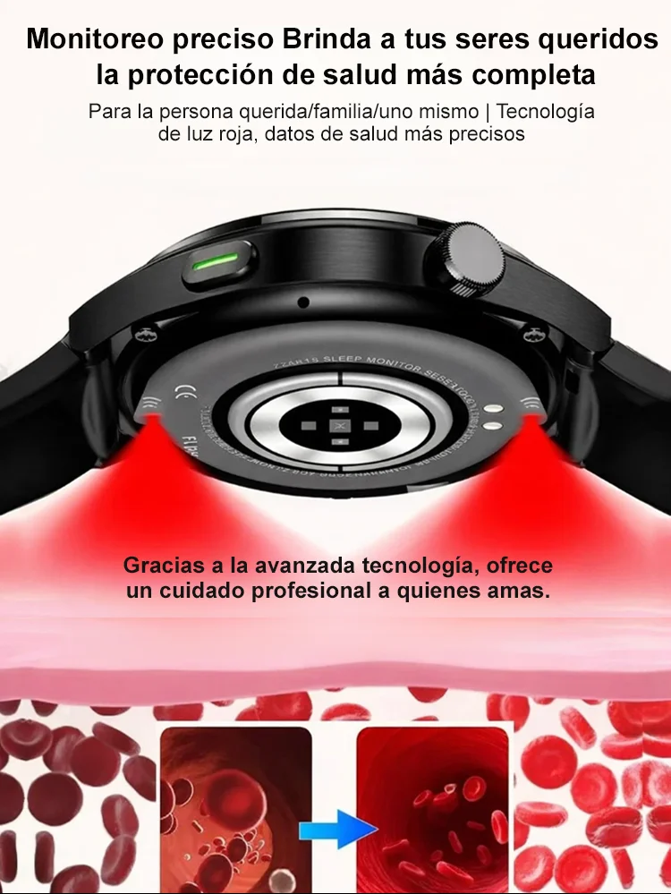 WATCH4PRO Reloj Inteligente Redondo de Exploración Espacial
