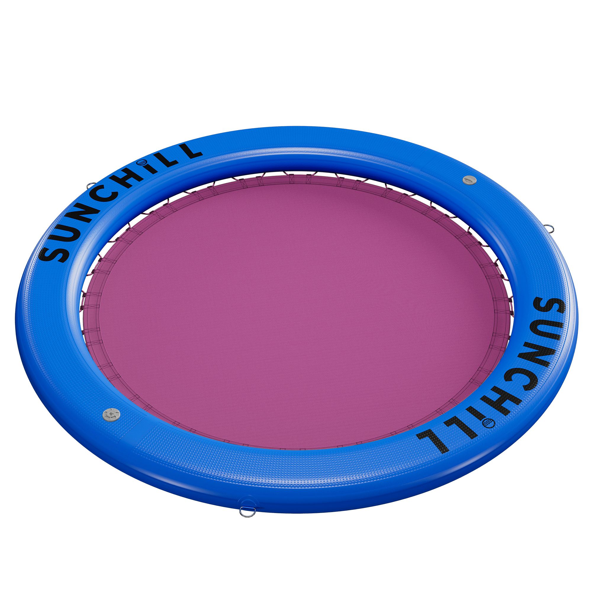 Flotador Redondo Inflable Sunchill Para 2-8 Personas 4in Azul