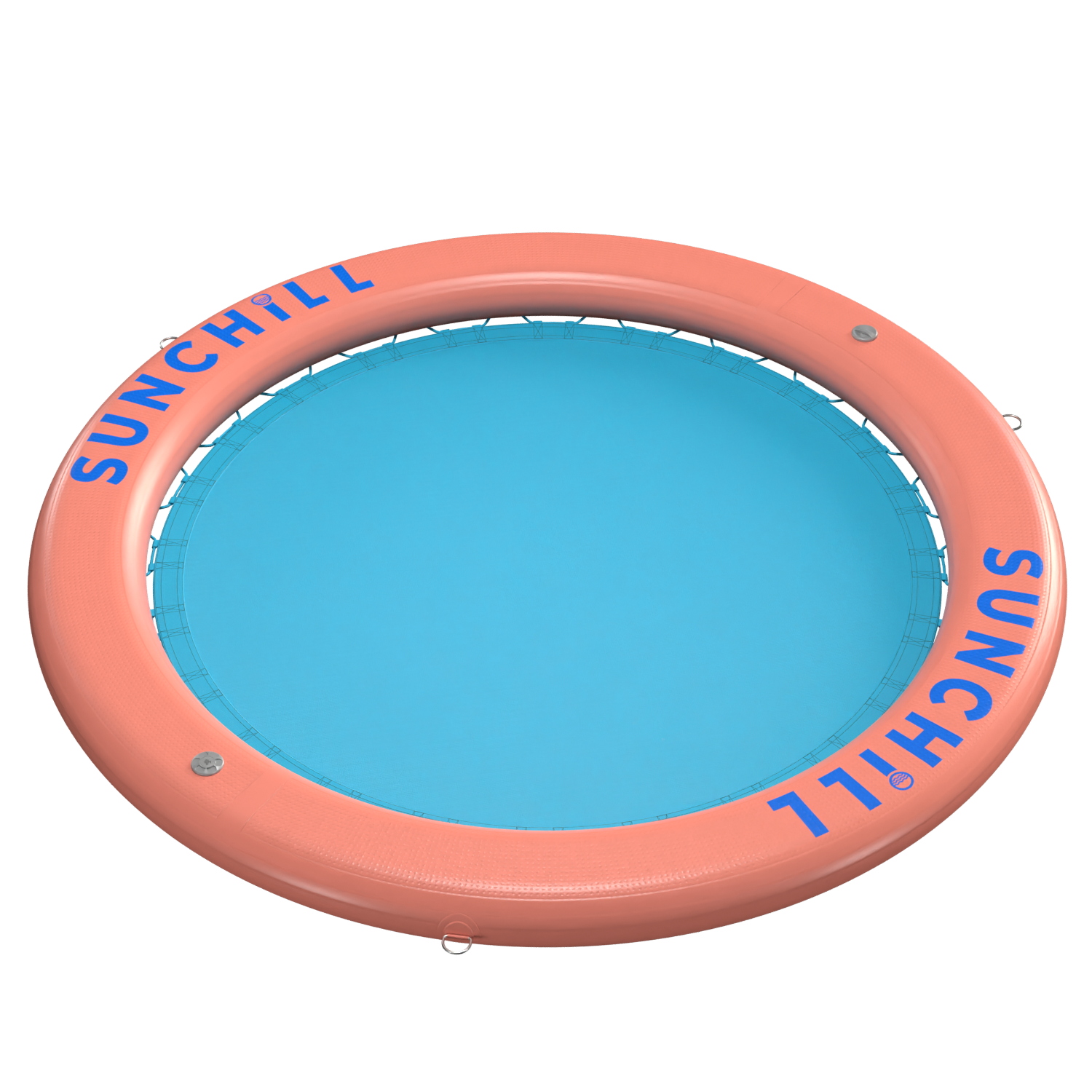 Flotador Redondo Inflable Sunchill Para 2-8 Personas 4in Azul