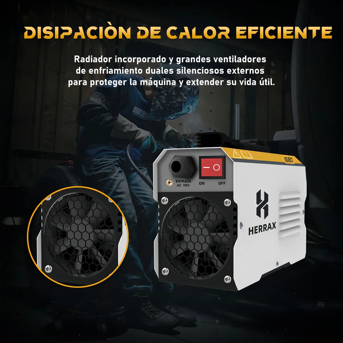 Soldadora Adeske BDHJ-145 3000W Color Blanco Herrax