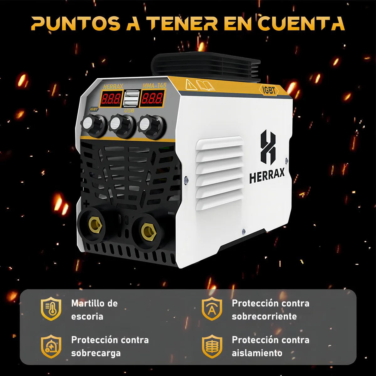 Soldadora Adeske BDHJ-145 3000W Color Blanco Herrax
