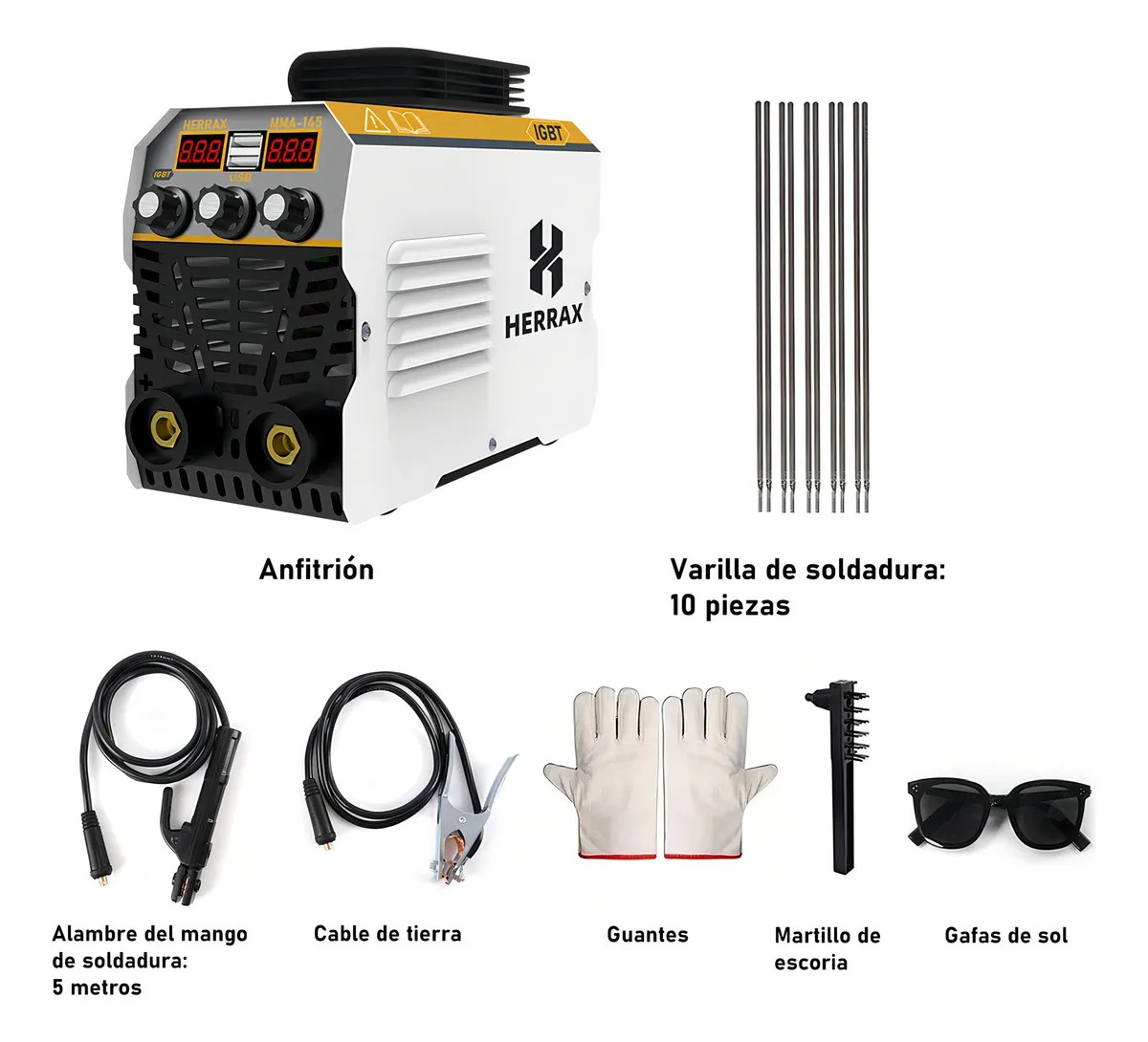 Soldadora Adeske BDHJ-145 3000W Color Blanco Herrax