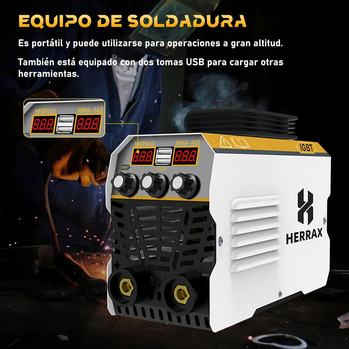 Soldadora Adeske BDHJ-145 3000W Color Blanco Herrax