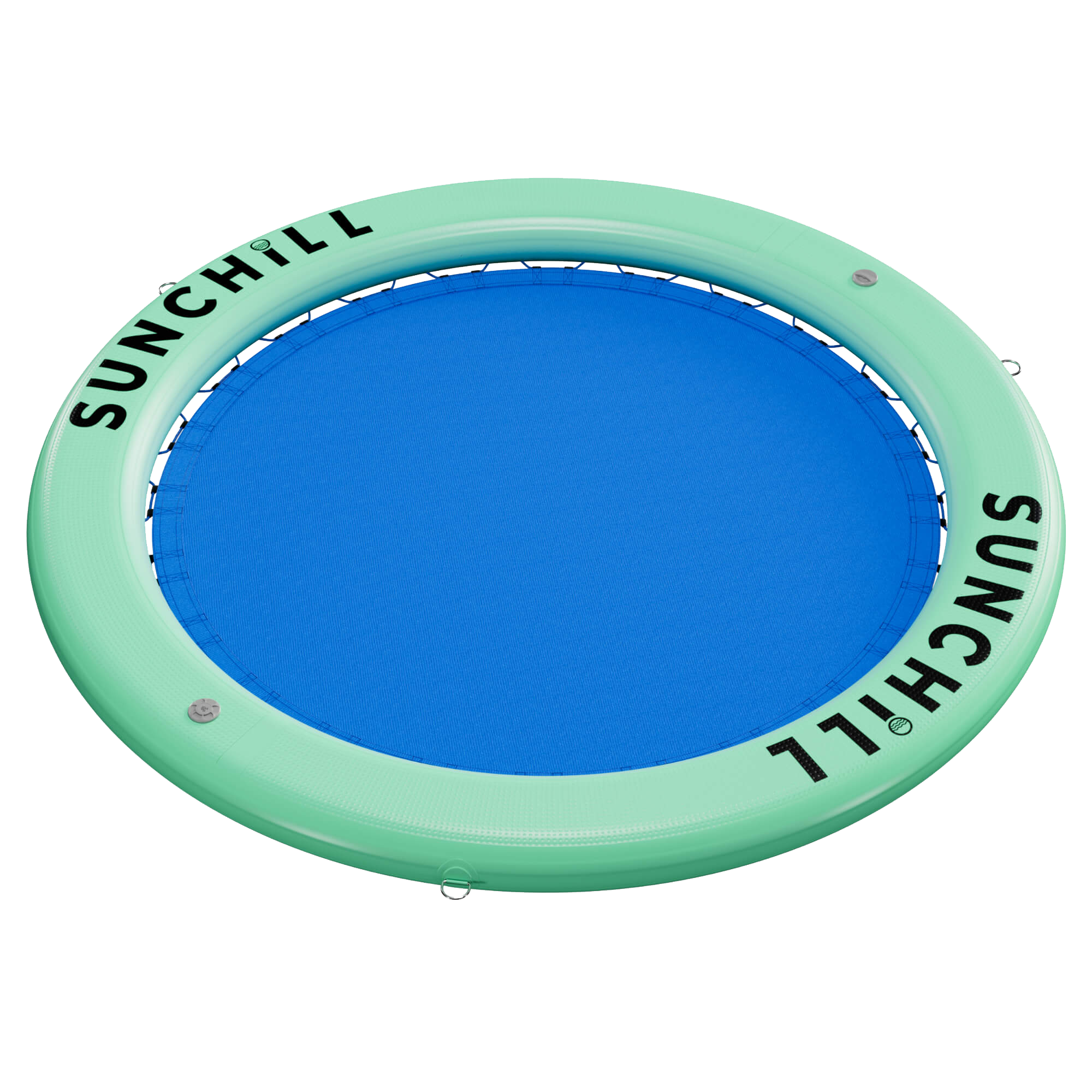 Flotador Redondo Inflable Sunchill Para 2-8 Personas 4in Azul