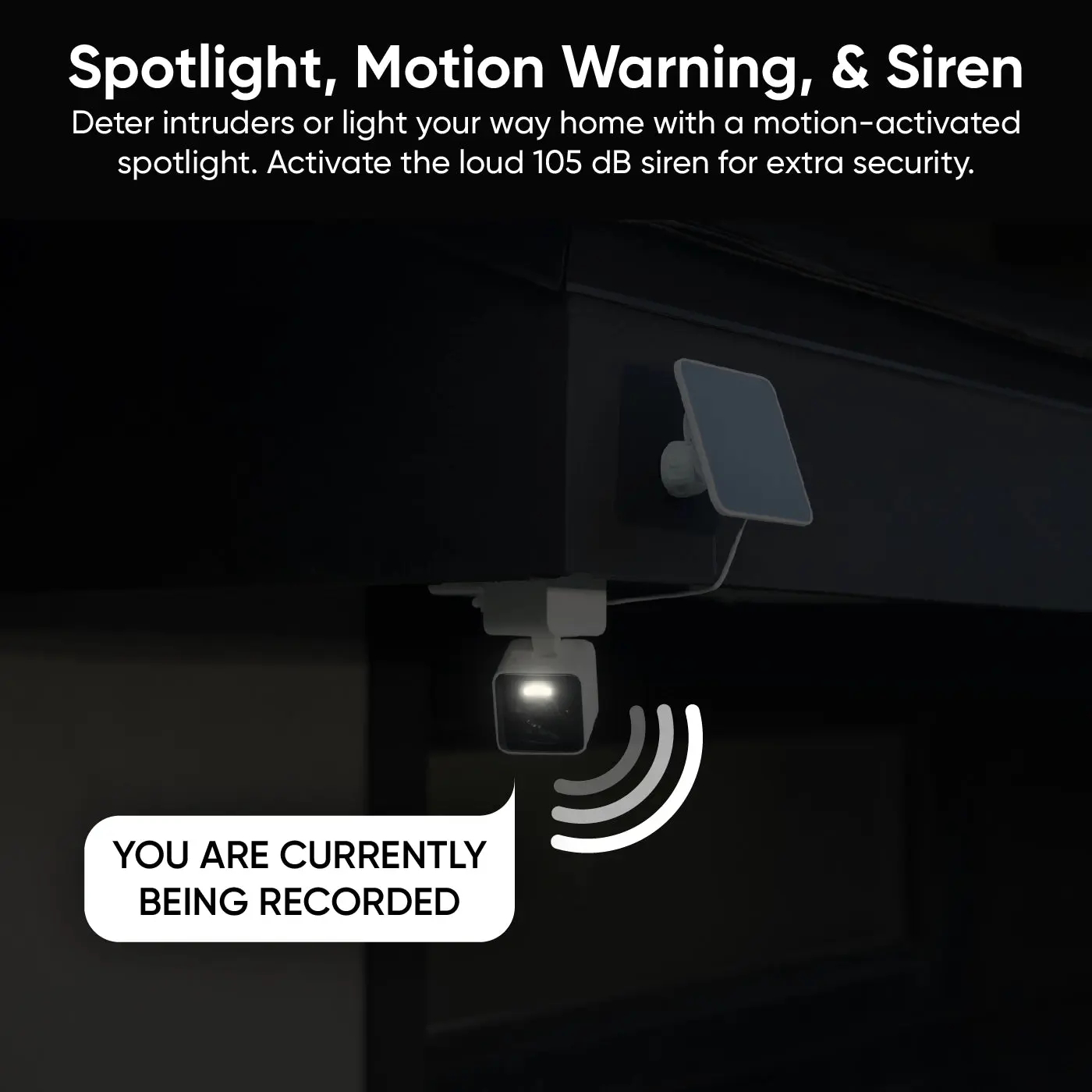 Cámara de seguridad 2K HD con alimentación solar y batería, con movimiento panorámico, inclinación y zoom (PTZ) de 360º x 70º, seguimiento de movimiento por IA, visión nocturna a color, WiFi y resistencia a la intemperie IP65.