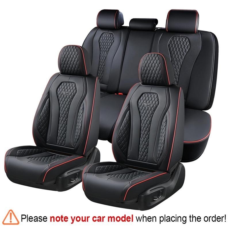 【Coverado】 Fundas de asiento para automóvil (5 plazas) — Fundas de lujo — Ajuste versátil — Compatible con más de 6000 vehículos — 1 año de garantía — Indique el año, marca y modelo en las notas del pedido — Ajuste universal B8839 (Funda personalizada)