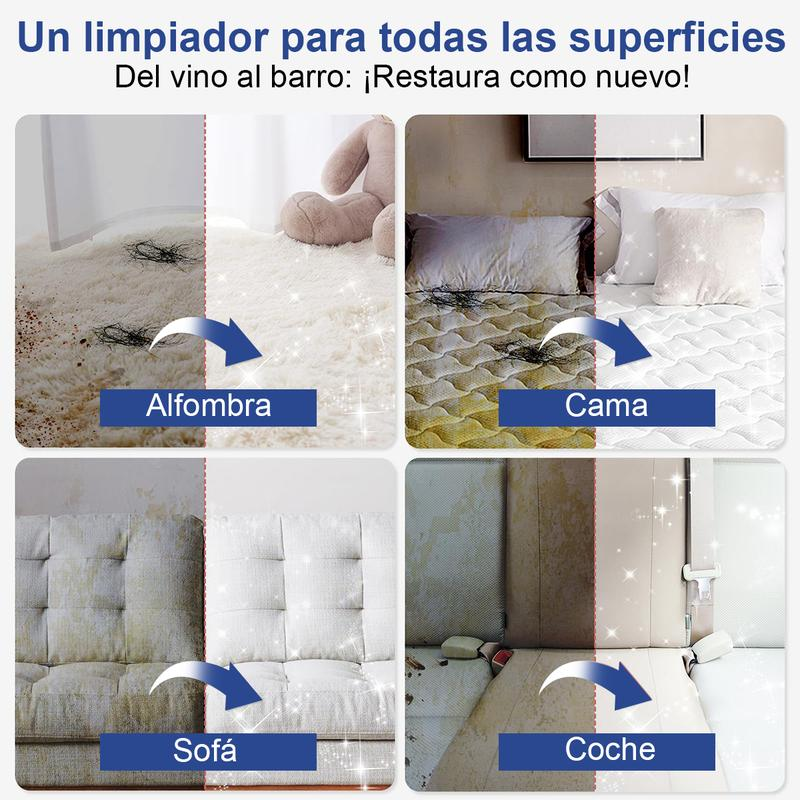 Aspiradora Limpiadora Lava Alfombra Tapicería De Inyección Succión 1000W 30kpa, Máquina De Limpieza De Telas Para Sofá, Alfombra, Cortina Y Cama, Cepillo Profundo, Doble Tanque De Agua