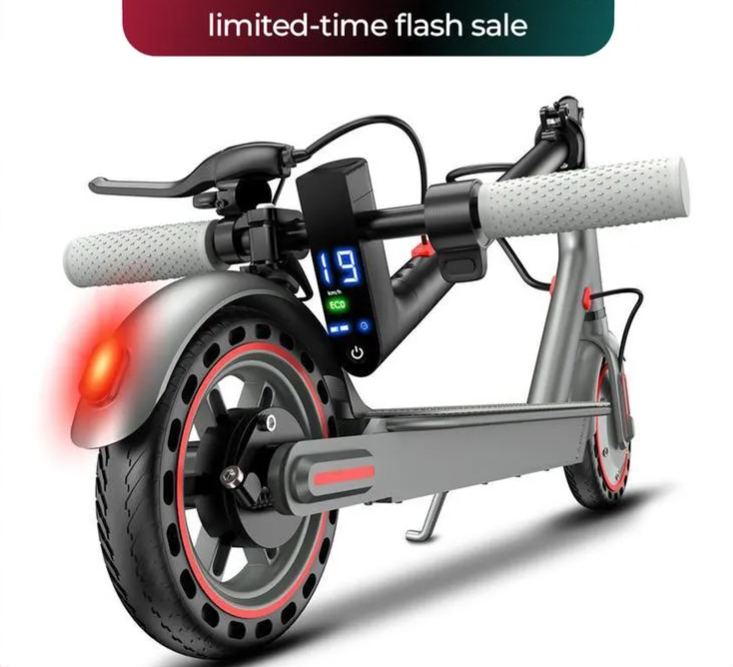 Electric Scooter -19 MPH Max Speed, 8.5''Honeycomb Solid Tires, 350W Motor, 12 Miles Range,Adjustable Speed Foldable Commuter Scooter with Dual Braking System &App Control School Scooters