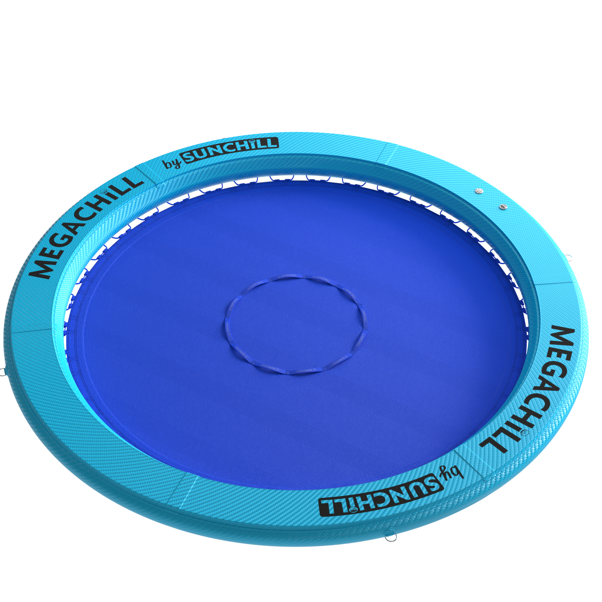 Flotador Redondo Inflable Sunchill Para 2-8 Personas 4in Azul