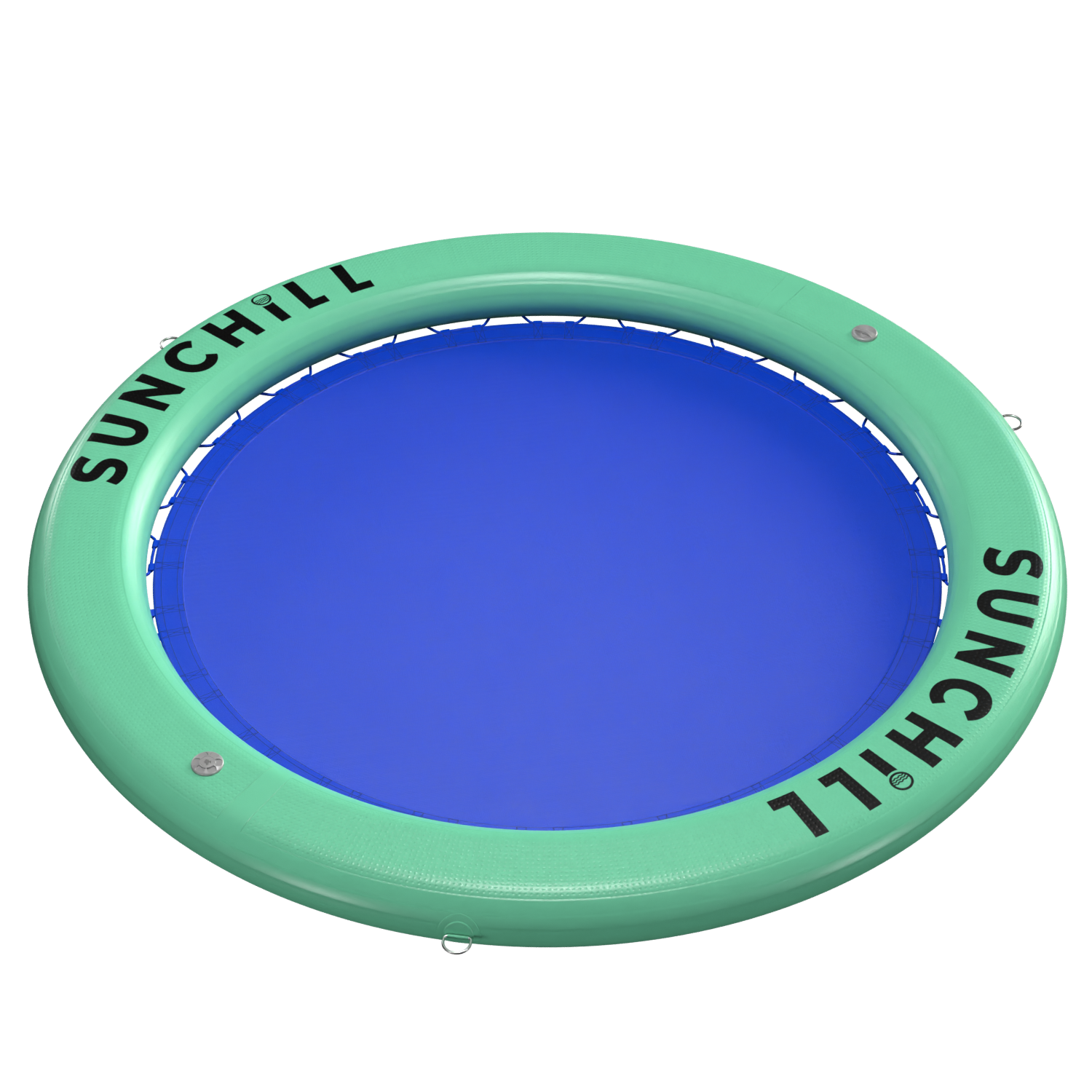 Flotador Redondo Inflable Sunchill Para 2-8 Personas 4in Azul
