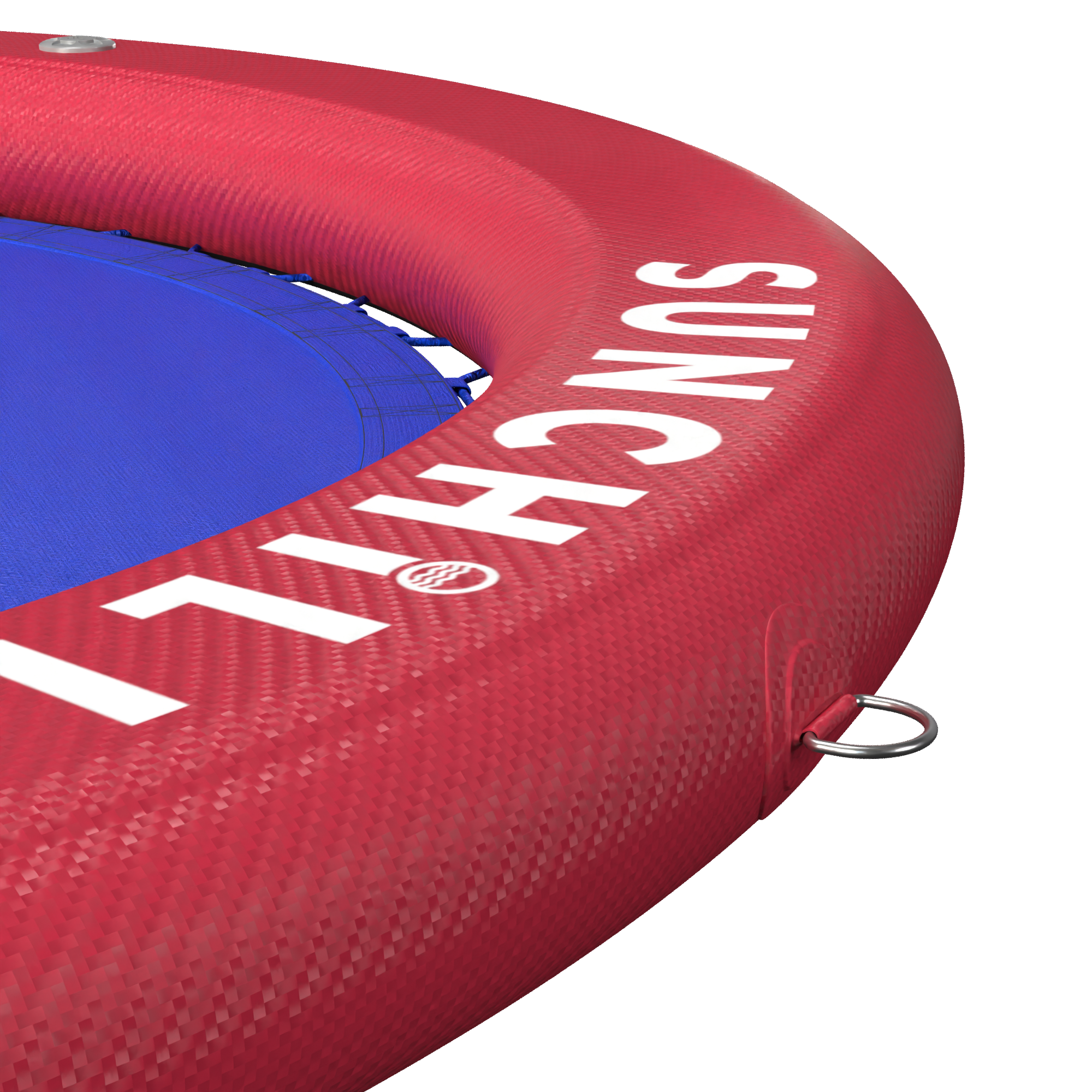 Flotador Redondo Inflable Sunchill Para 2-8 Personas 4in Azul