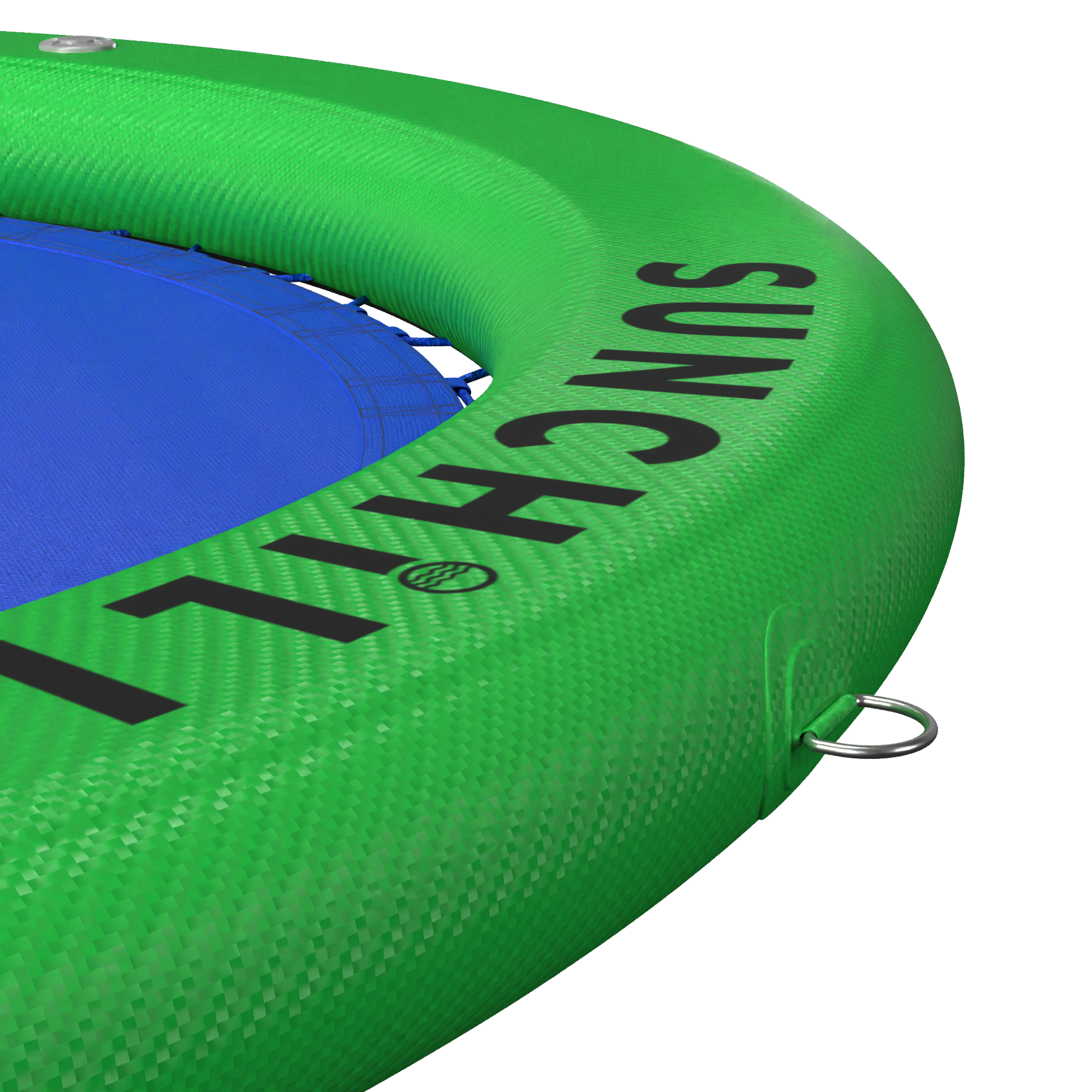 Flotador Redondo Inflable Sunchill Para 2-8 Personas 4in Azul