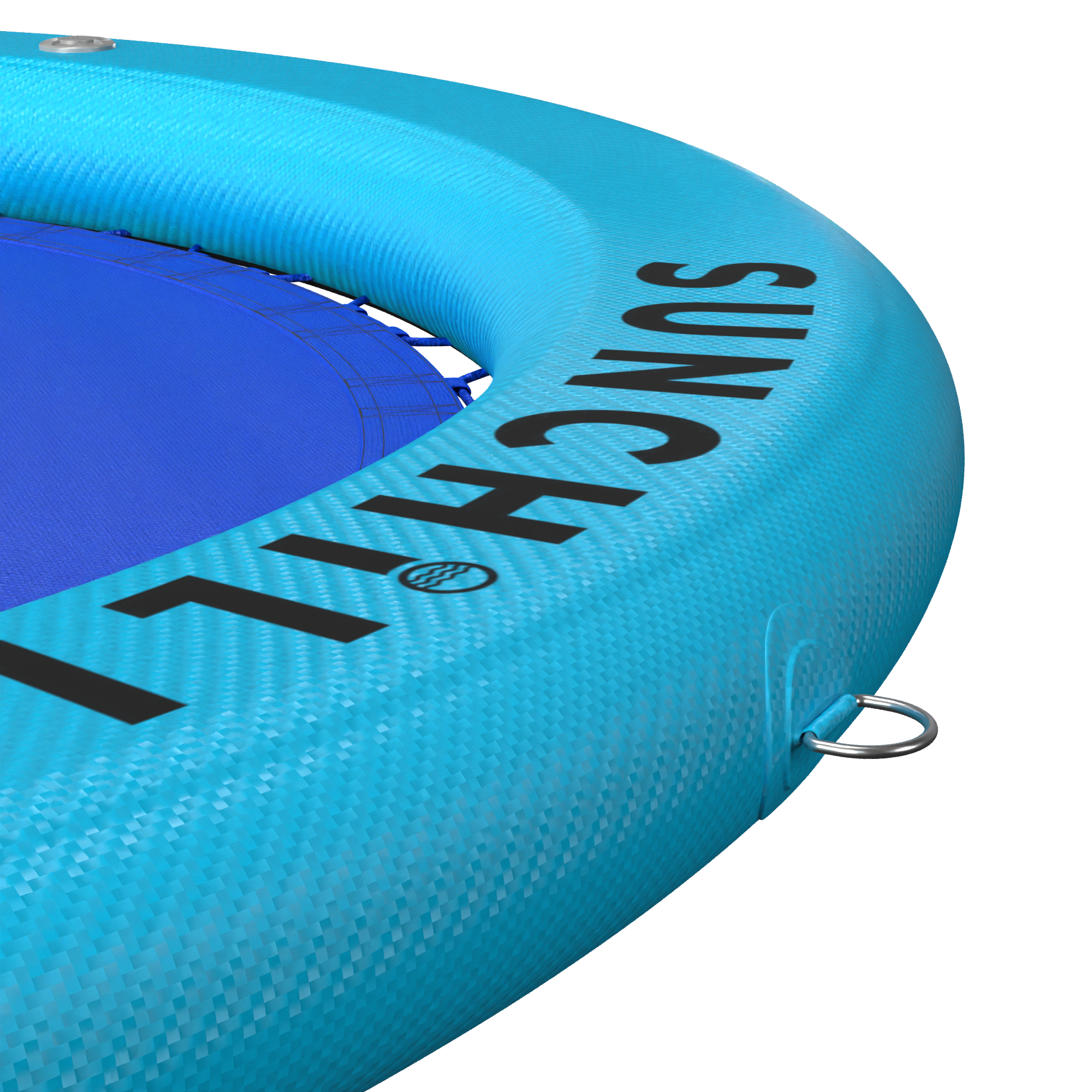 Flotador Redondo Inflable Sunchill Para 2-8 Personas 4in Azul