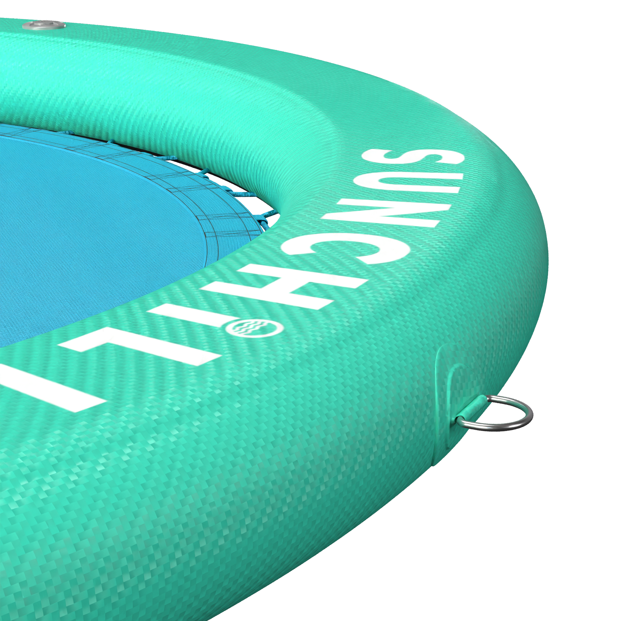 Flotador Redondo Inflable Sunchill Para 2-8 Personas 4in Azul