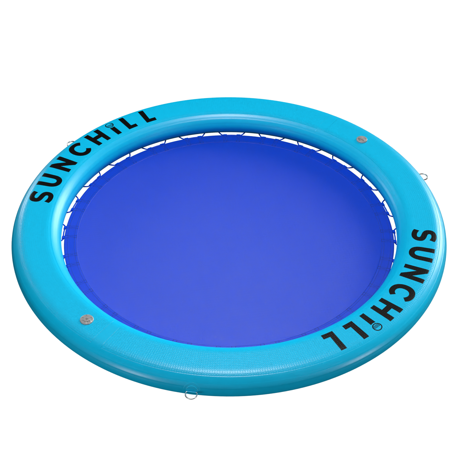 Flotador Redondo Inflable Sunchill Para 2-8 Personas 4in Azul