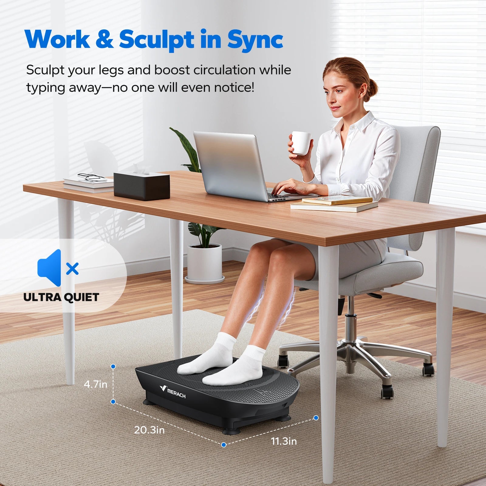 🔥Slimming Vibration Fitness Machine - with Lymphatic Drainage Function