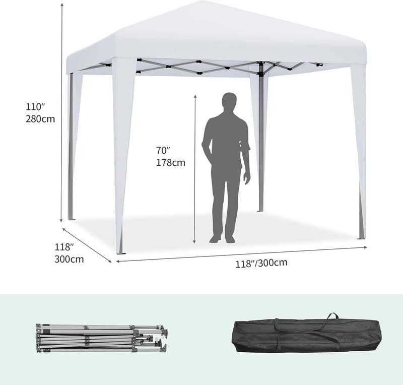 Gazebo emergente de 3x3 metros, carpa plegable para jardín, Camping, fiesta, marquesina, con bolsa de almacenaje, para Patio, mercados, Playa