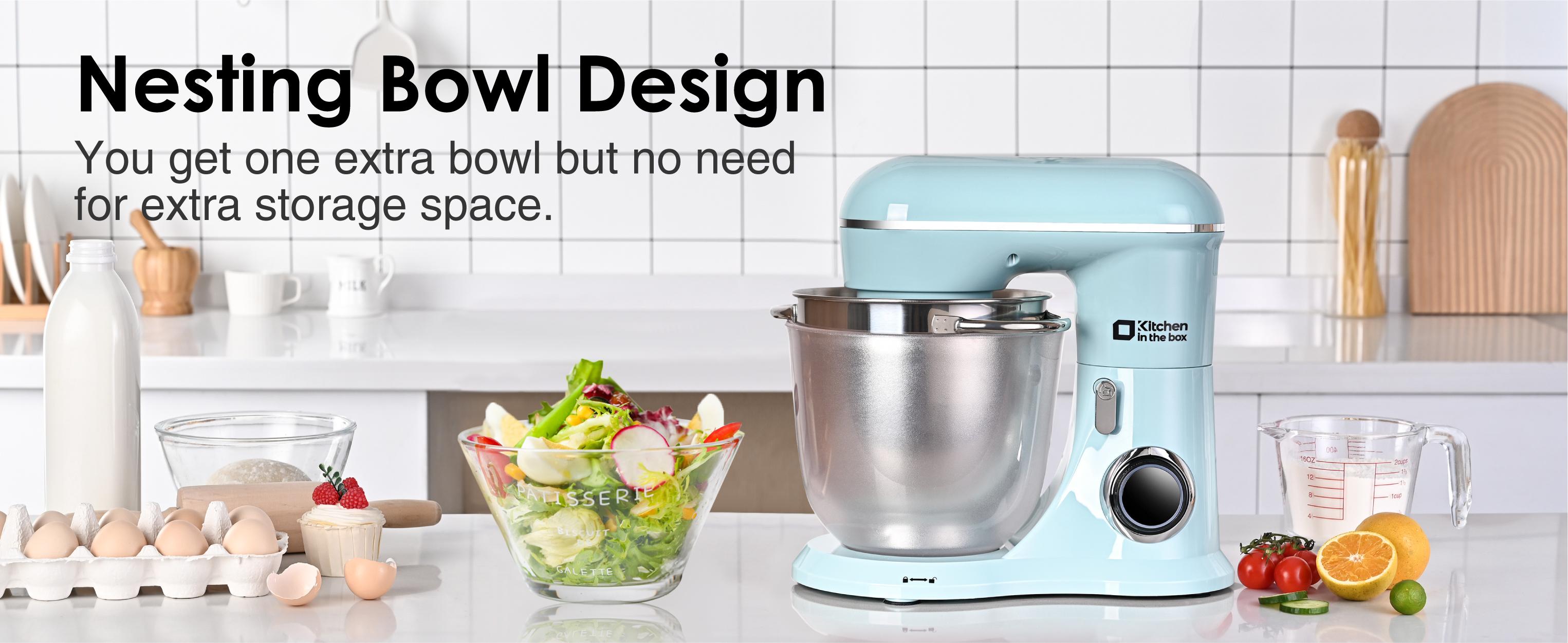 Stand Mixer, 10-Speed Kitchen Electric Mixer with Tilt-Head & Stainless Steel Bowl, Dough & Baking Mixer for Bread, Cakes & Cookies, Kitchen Gift