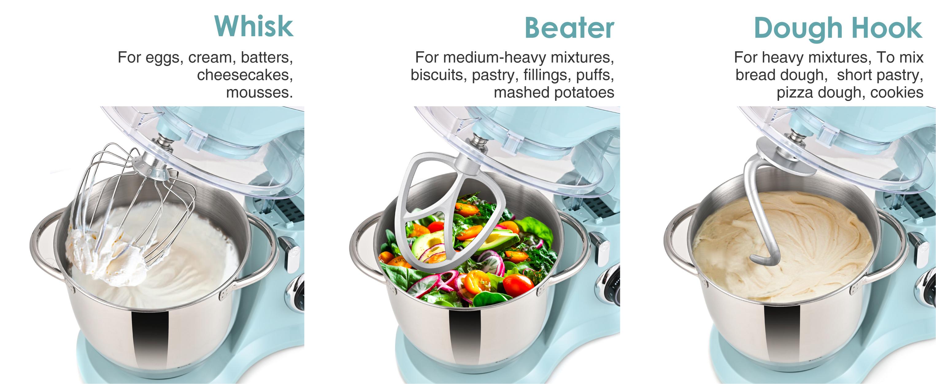 Stand Mixer, 10-Speed Kitchen Electric Mixer with Tilt-Head & Stainless Steel Bowl, Dough & Baking Mixer for Bread, Cakes & Cookies, Kitchen Gift