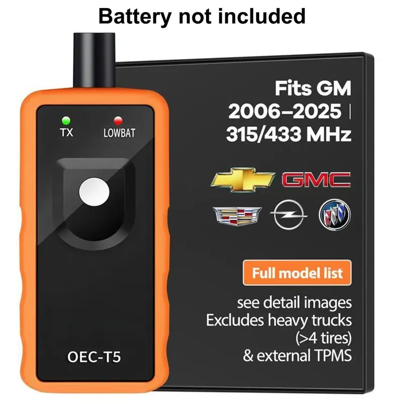 🔥 ¡50% de descuento! ⏰ Herramienta de activación TPMS OEC-T5 para General Motors: Programación sencilla, activación rápida del sensor, diseño portátil 📦 (Compra 1 y llévate 1 gratis)