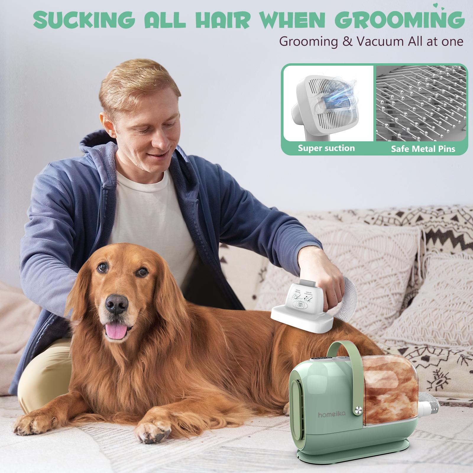 Homeika Kit Limpieza Mascotas, Aspirador 3 Litros, 99% Potencia Succión, Aspirador Limpieza Mascotas
