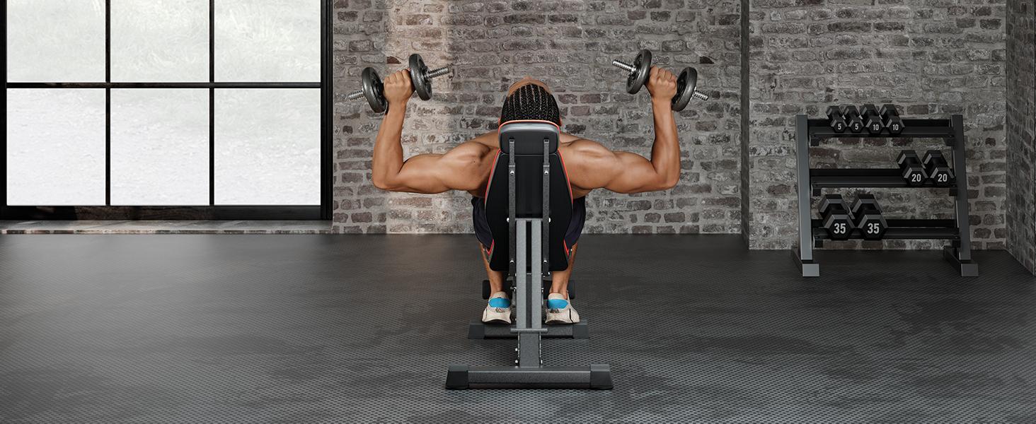 #SummerVibes Yoleo Adjustable Weight Bench, Foldable Workout Bench for Home Gym Full Body Workout Strength Training, Incline Decline Flat Utility Bench with Quick Adjustment #SummerVibes Yoleo Adjustable Weight Bench, Foldable Workout Bench for Home Gym Full Body Workout Strength Training, Incline Decline Flat Utility Bench with Quick Adjustment