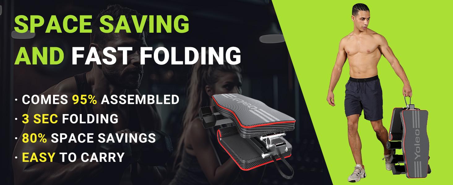 #SummerVibes Yoleo Adjustable Weight Bench, Foldable Workout Bench for Home Gym Full Body Workout Strength Training, Incline Decline Flat Utility Bench with Quick Adjustment #SummerVibes Yoleo Adjustable Weight Bench, Foldable Workout Bench for Home Gym Full Body Workout Strength Training, Incline Decline Flat Utility Bench with Quick Adjustment