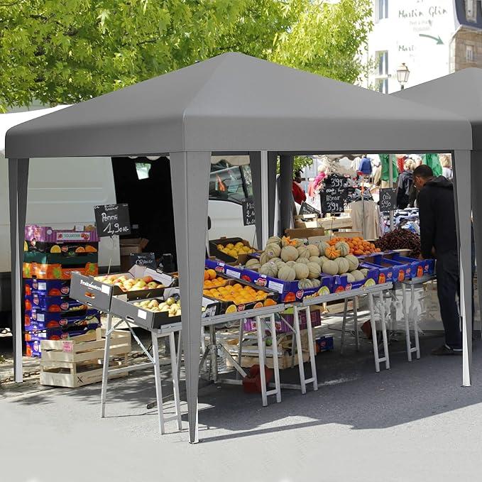 Gazebo emergente de 3x3 metros, carpa plegable para jardín, Camping, fiesta, marquesina, con bolsa de almacenaje, para Patio, mercados, Playa