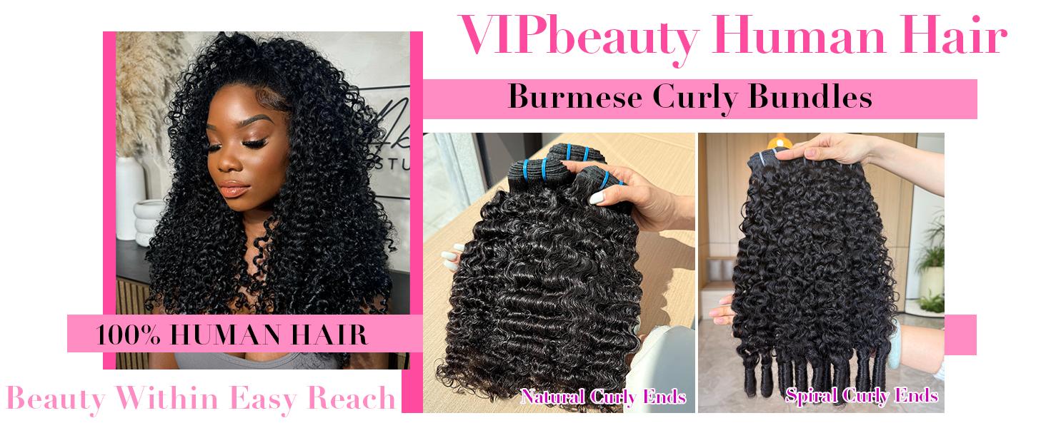 【Hot Sale】VIPbeauty Burmese Curly Bundles Human Hair 100% Unprocessed Human Hair Bundles Deals Human Hair Extensions 16A Burmese Curly Human Hair Bundles for Black Women Natural Black Spiral Curly End Human Hair Weft Extensions 【Hot Sale】VIPbeauty Burmese Curly Bundles Human Hair 100% Unprocessed Human Hair Bundles Deals Human Hair Extensions 16A Burmese Curly Human Hair Bundles for Black Women Natural Black Spiral Curly End Human Hair Weft Extensions